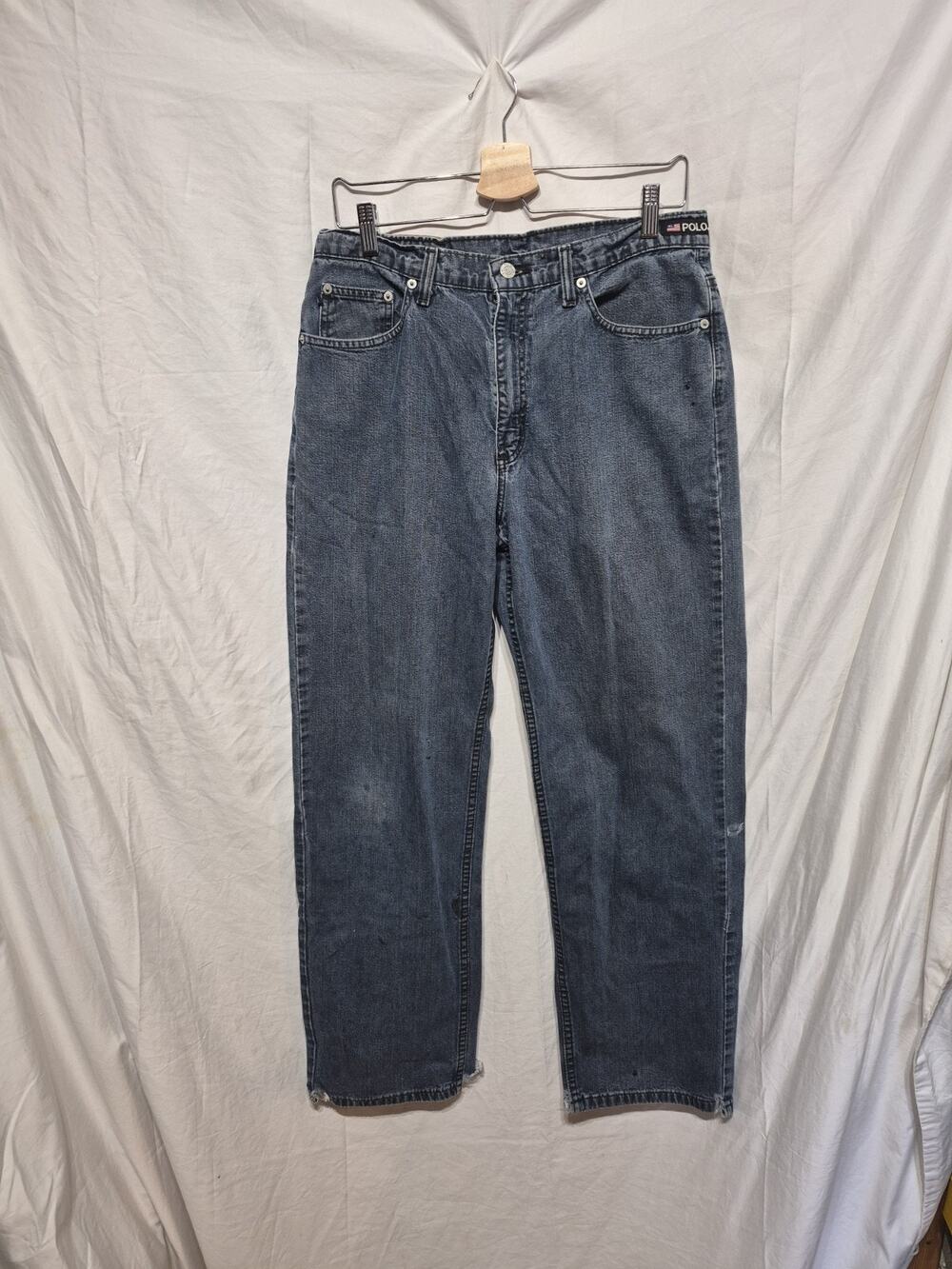 Polo Jeans Company Men’s Blue Denim Size 32/32 Jeans Straight Classic Fit